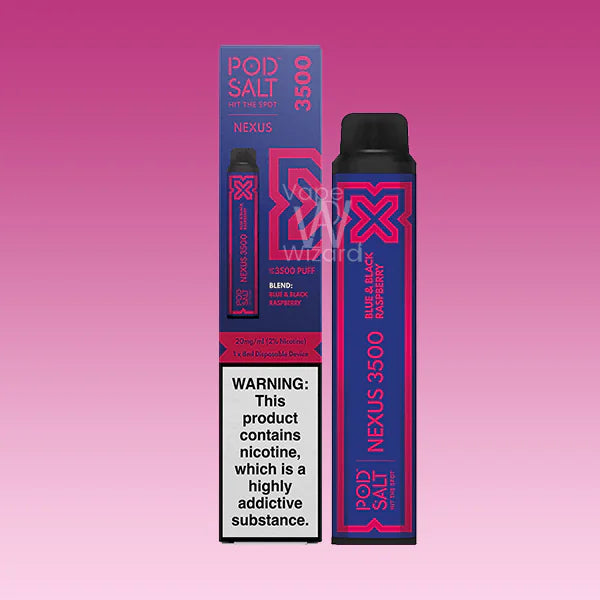POD SALT NEXUS 3500 PUFFS BLUE BLACK RASPBERRY