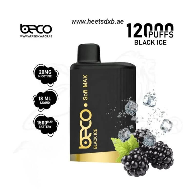 Beco Soft Max 12000 Puffs 20MG Nicotine Black Ice