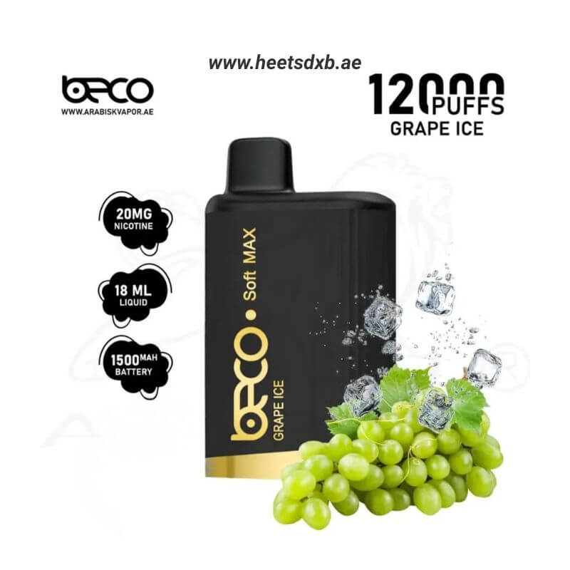 Beco Soft Max 12000 Puffs 20MG Nicotine Grape Ice