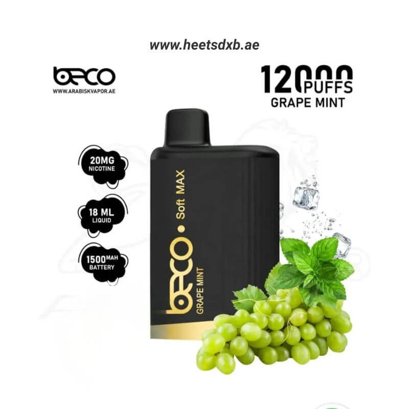 Beco Soft Max 12000 Puffs 20MG Nicotine Grape Mint