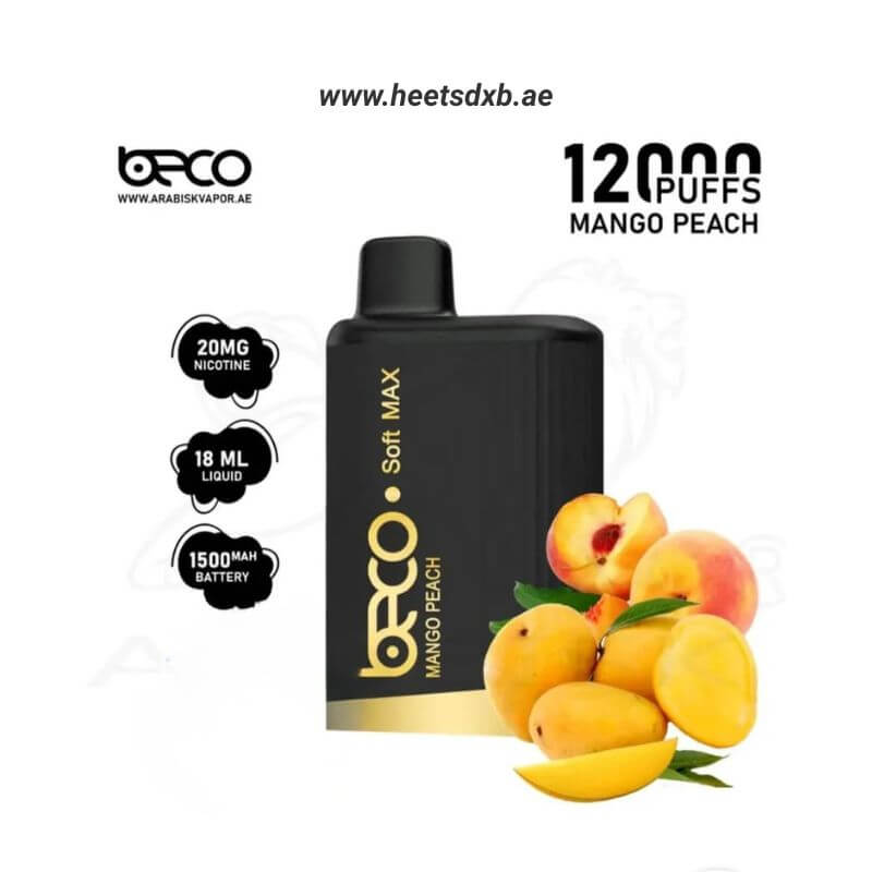Beco Soft Max 12000 Puffs 20MG Nicotine Mango Peach
