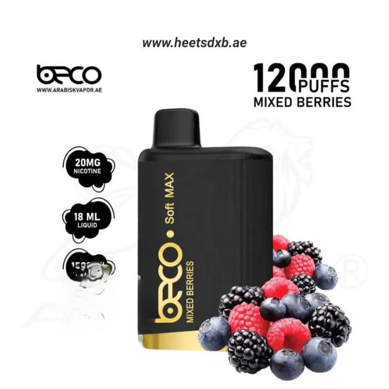 Beco Soft Max 12000 Puffs 20MG Nicotine Mixed Berries