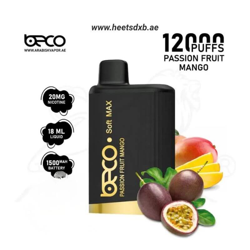 Beco Soft Max 12000 Puffs 20MG Nicotine Passion Fruit Mango