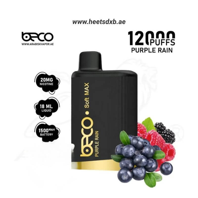 Beco Soft Max 12000 Puffs 20MG Nicotine Purple Rain