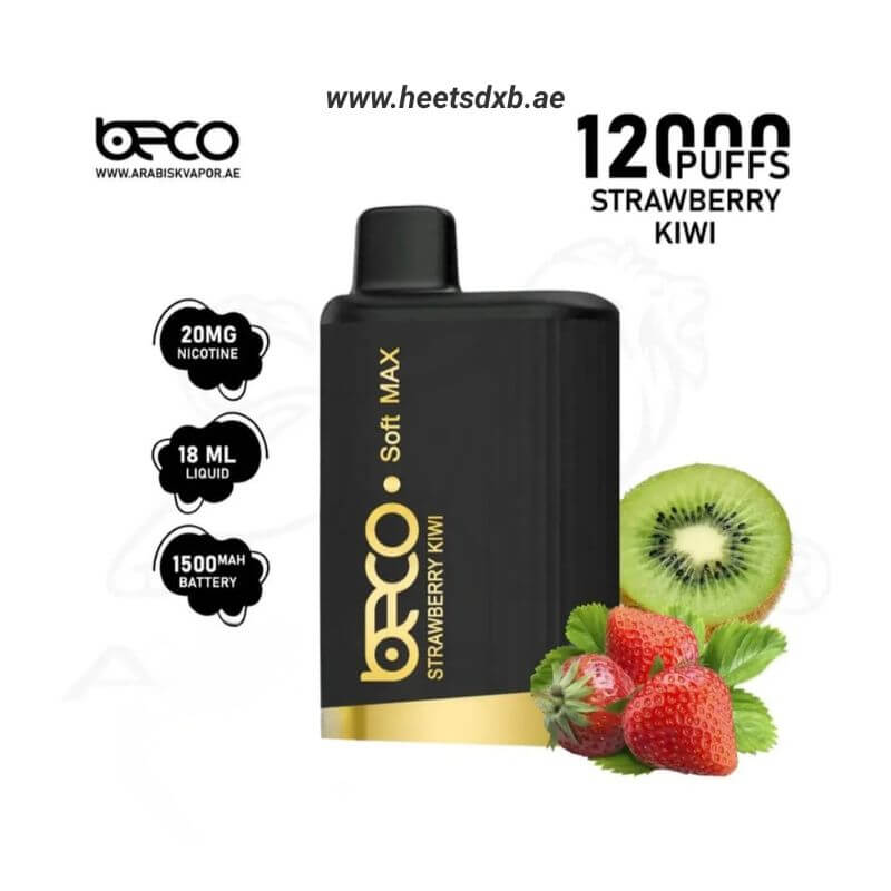 Beco Soft Max 12000 Puffs 20MG Nicotine Strawberry Kiwi
