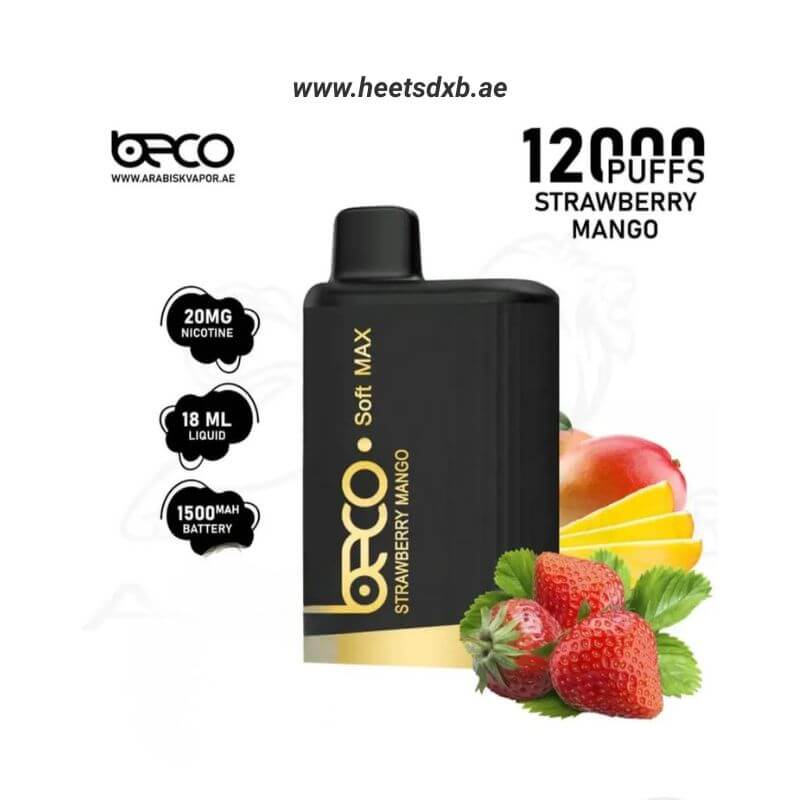 Beco Soft Max 12000 Puffs 20MG Nicotine Strawberry Mango