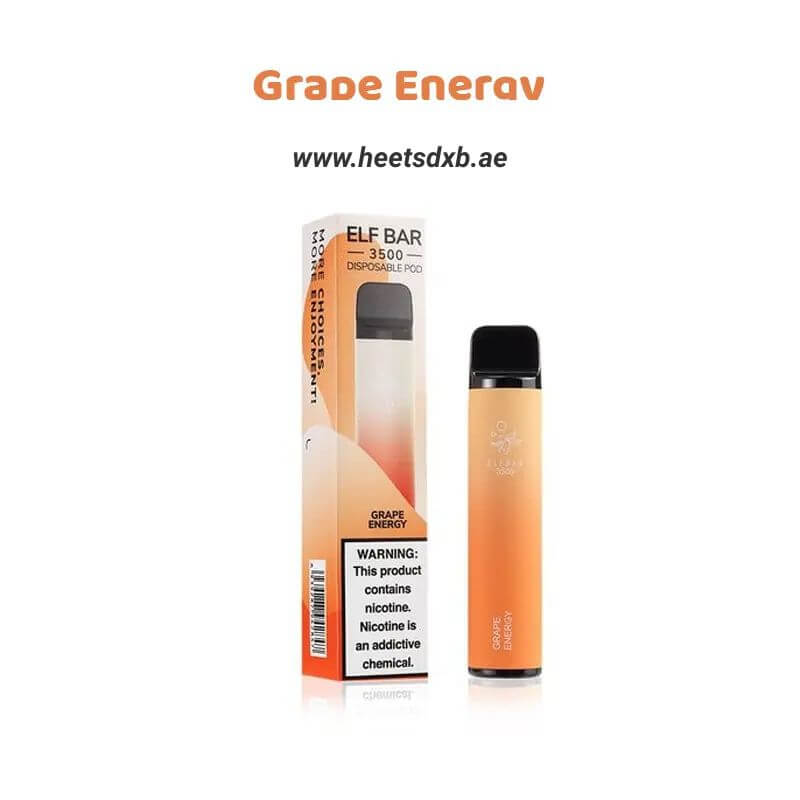 ELF BAR 3500 Puffs Disposable Vape Grape Energy