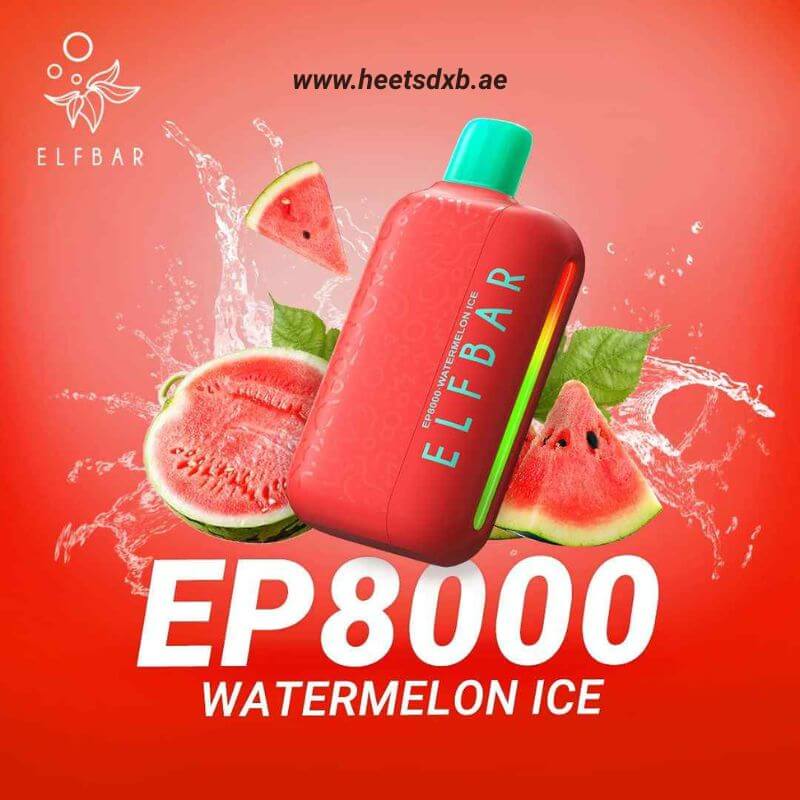 ELF BAR EP8000 Puffs 20MG & 50MG Nicotine Watermelon Ice