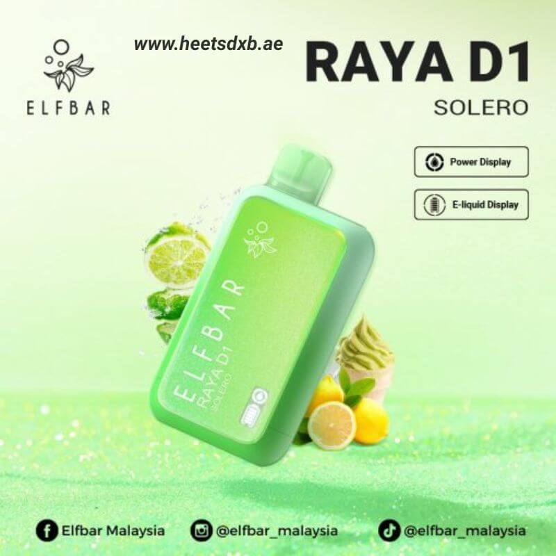 ELFBAR Raya D1 13000 Puffs 50mg Nicotine Solero