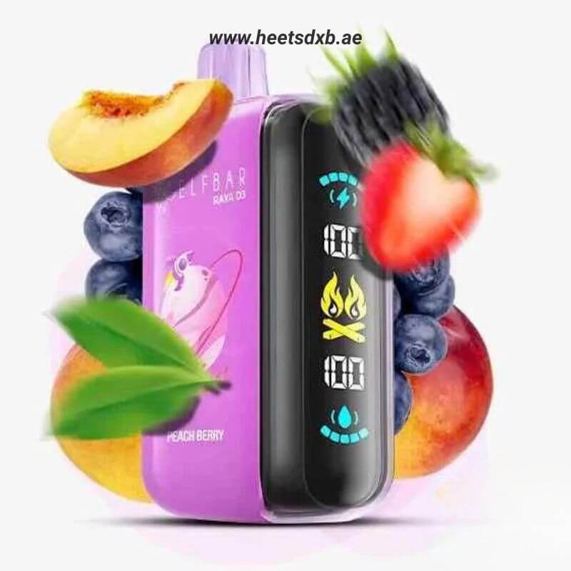 ELF BAR Raya D3 25000 Puffs 50MG Peach Berry