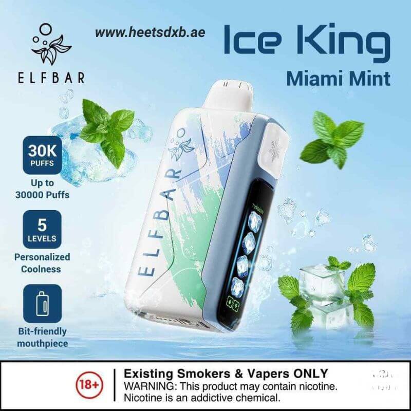 Elf bar Ice King Ice 30000 Puffs Miami Mint