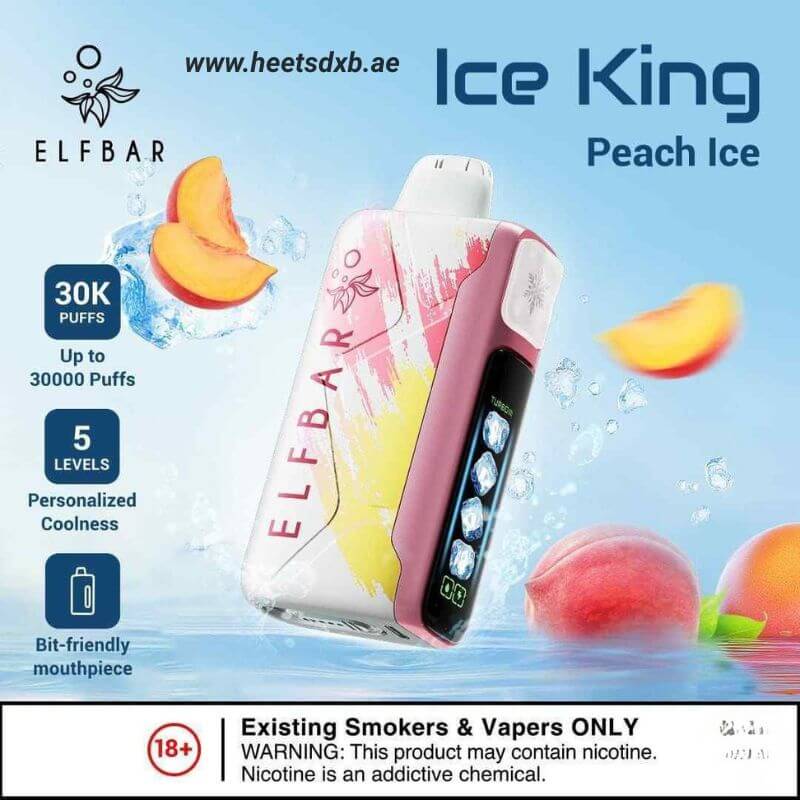 Elf bar Ice King Ice 30000 Puffs Peach Ice