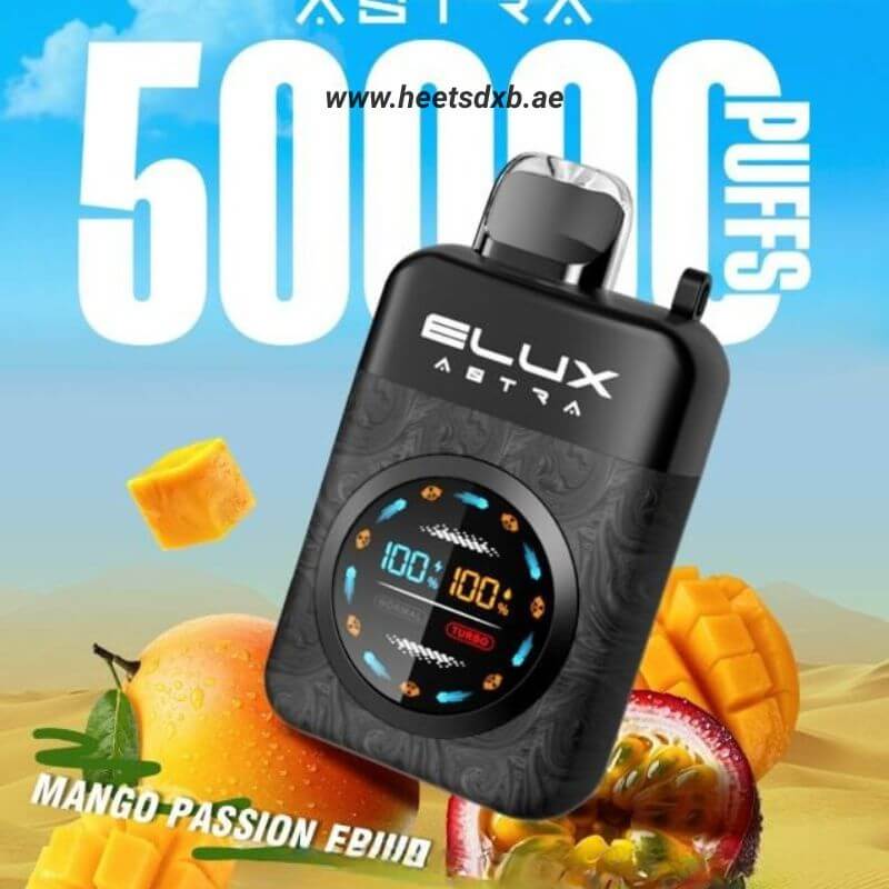 Elux Astra 50000 Puffs Disposable Vape 50MG Mango Passion Fruit