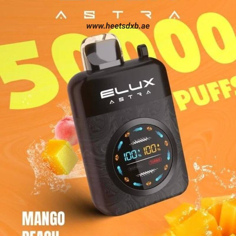 Elux Astra 50000 Puffs Disposable Vape 50MG Mango Peach