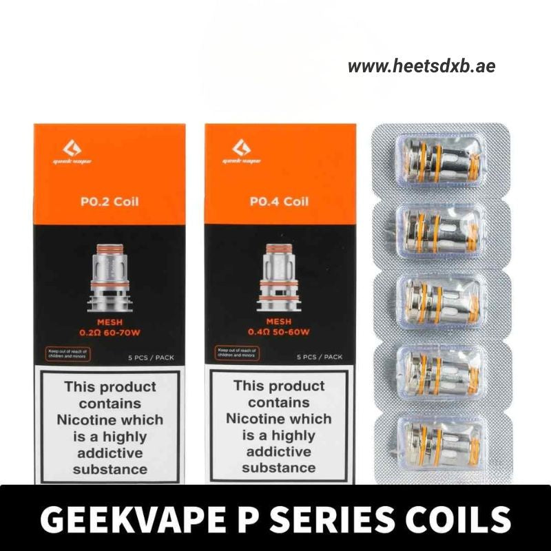 GEEKVAPE P Series Replacement Coils (5 PCS) in Dubai