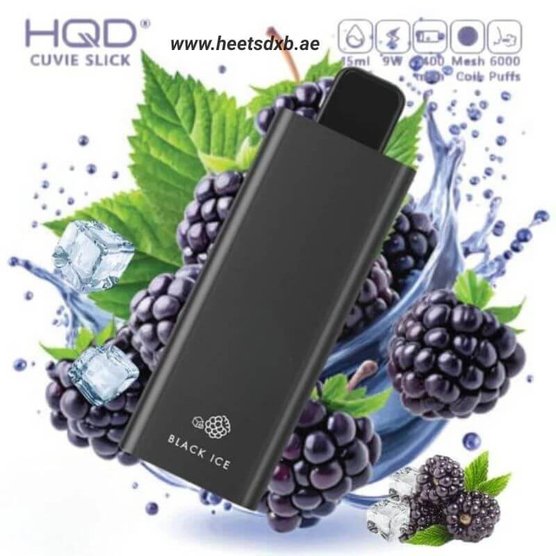 HQD CUVIE Slick 6000 Puffs 20MG Disposable Vape Black Ice