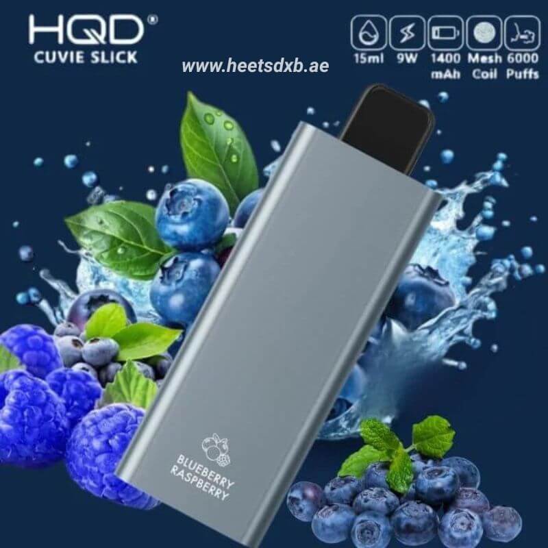 HQD CUVIE Slick 6000 Puffs 20MG Disposable Vape Blueberry Raspberry
