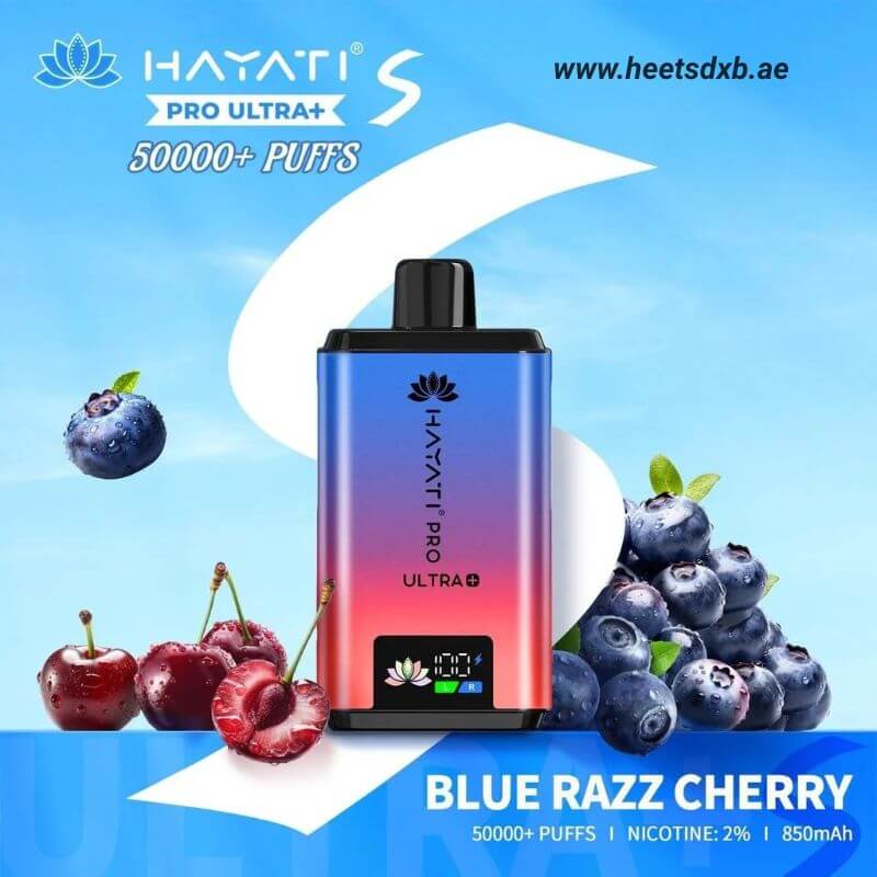 Hayati pro ultra+ S 50000 puffs 20MG nicotine Blue Razz Cherry