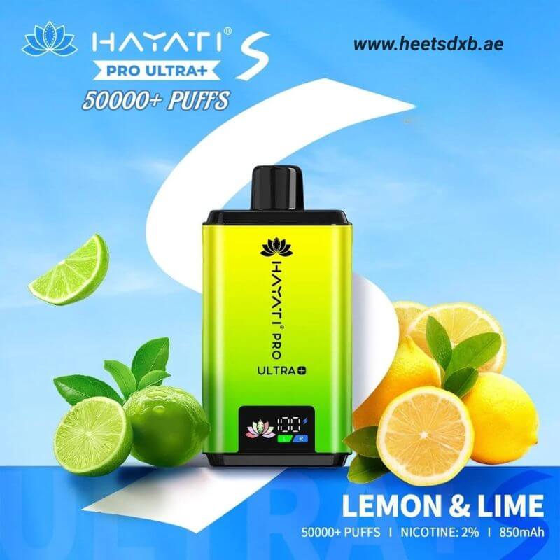 Hayati pro ultra+ S 50000 puffs 20MG nicotine Lemon & Lime