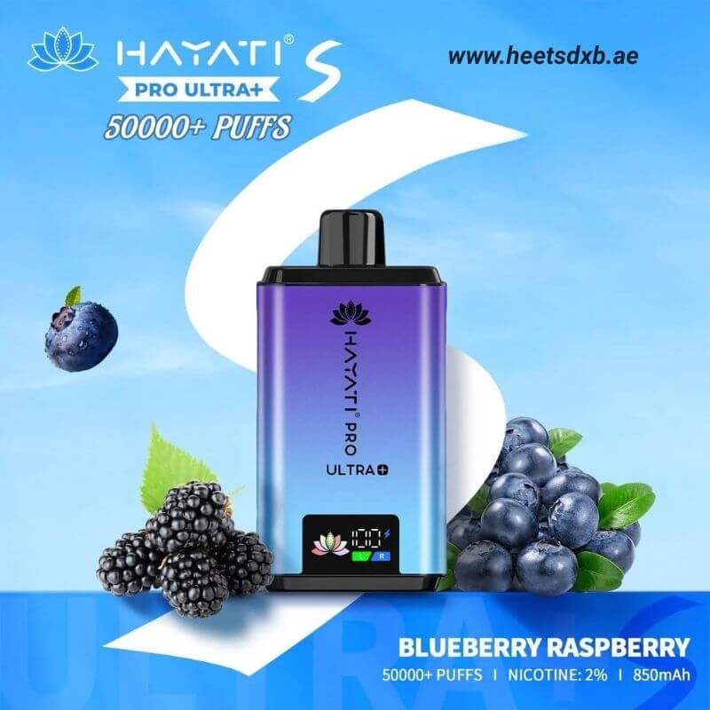 Hayati pro ultra+ S 50000 puffs 20MG nicotine Blueberry Raspberry