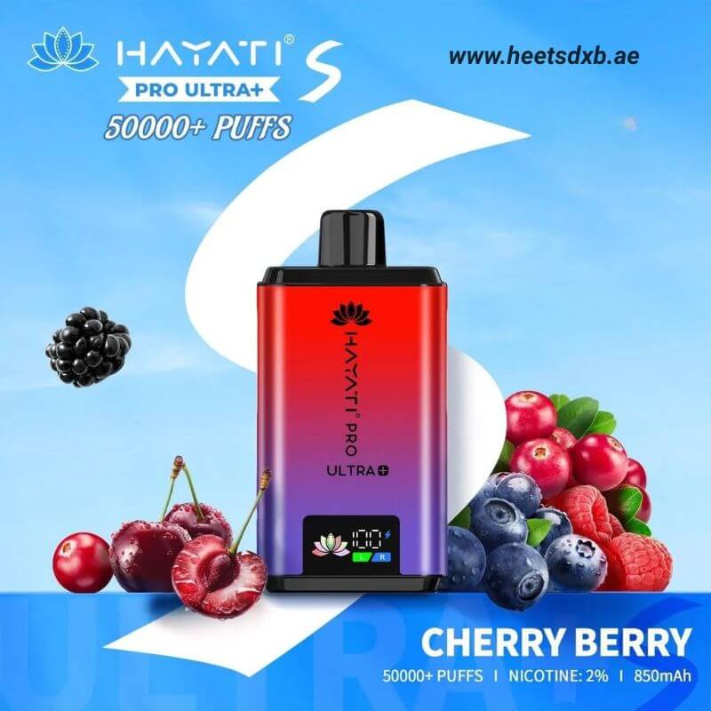 Hayati pro ultra+ S 50000 puffs 20MG nicotine Cherry Berry