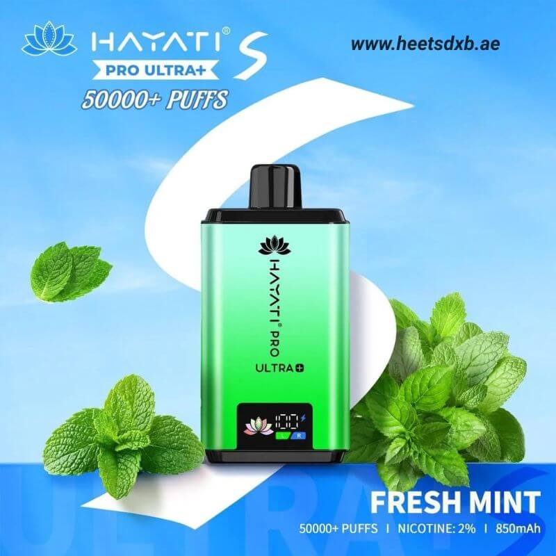 Hayati pro ultra+ S 50000 puffs 20MG nicotine fresh mint