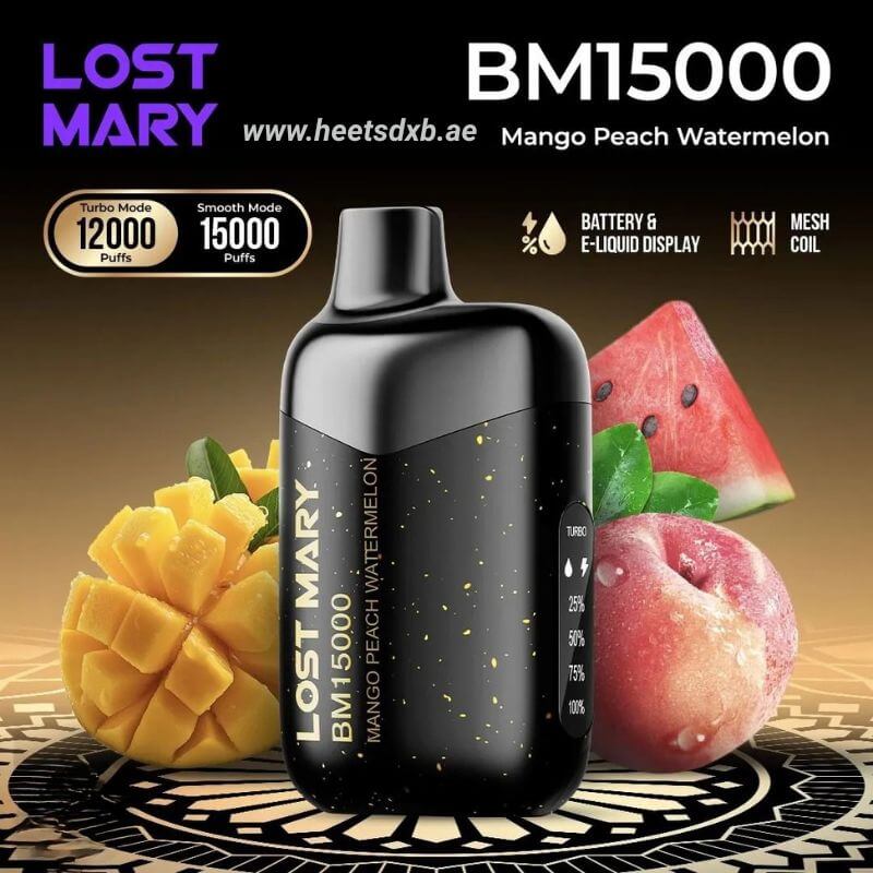 Lost Mary BM15000 Puffs 50mg Nicotine Mango Peach Watermelon