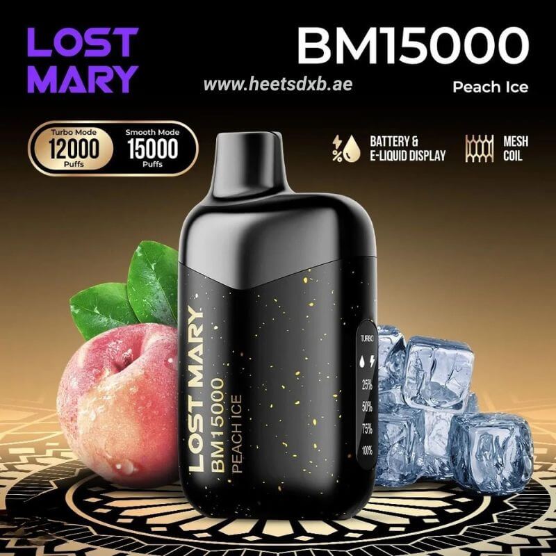 Lost Mary BM15000 Puffs 50mg Nicotine Peach Ice