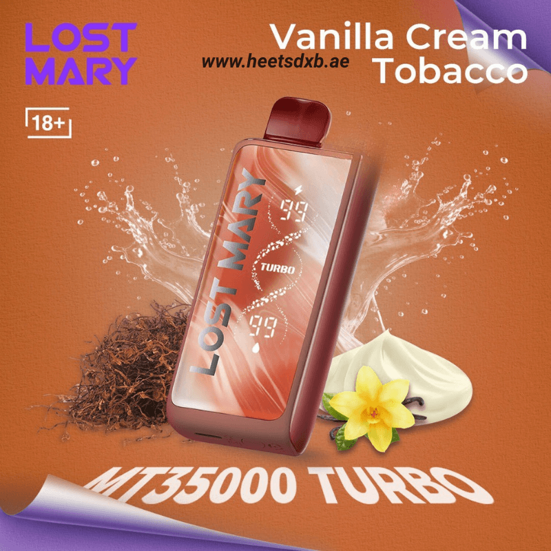 Lost Mary turbo MT 35000 Puffs 20MG nicotine Vanilla Cream Tobacco