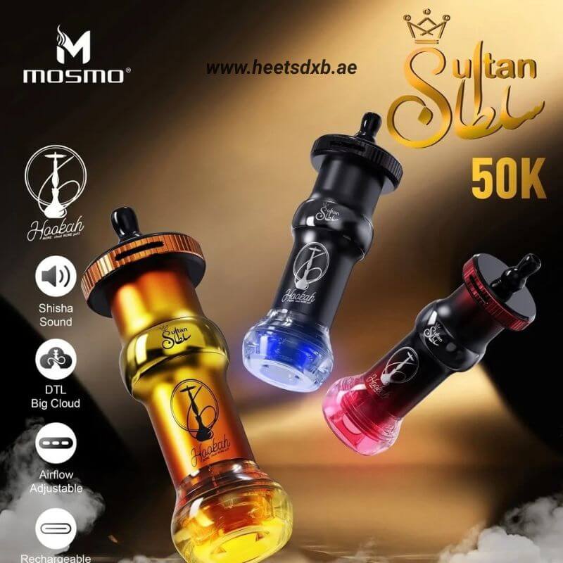 Mosmo Sultan 50000 Puffs DTL 0.3 Nicotine Hookah Price in Dubai