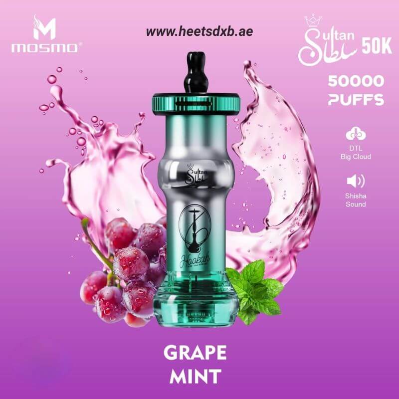 Mosmo Sultan 50000 Puffs DTL 0.3 Nicotine Hookah Price in Dubai