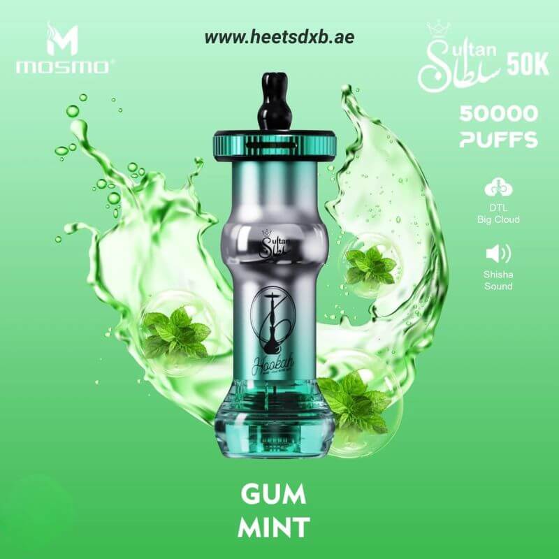 Mosmo Sultan 50000 Puffs DTL 0.3 Nicotine Hookah Price in Dubai