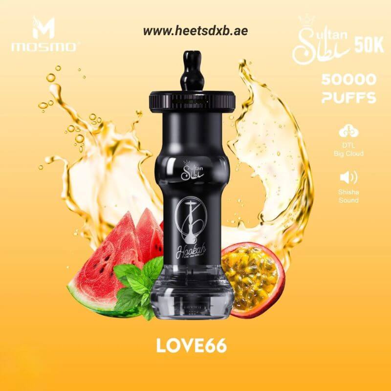 Mosmo Sultan 50000 Puffs DTL 0.3 Nicotine Hookah Price in Dubai