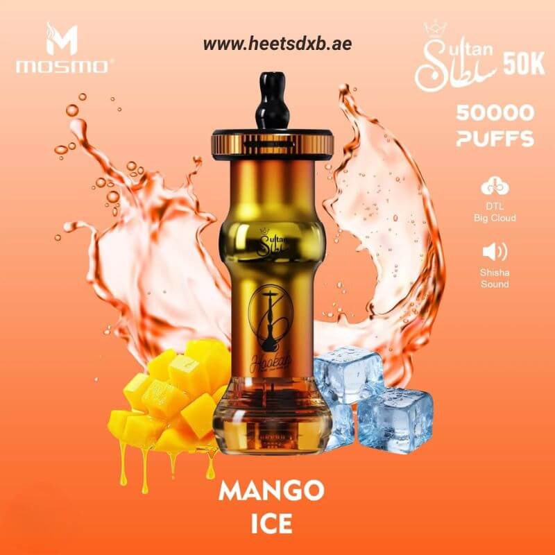 Mosmo Sultan 50000 Puffs DTL 0.3 Nicotine Hookah Price in Dubai