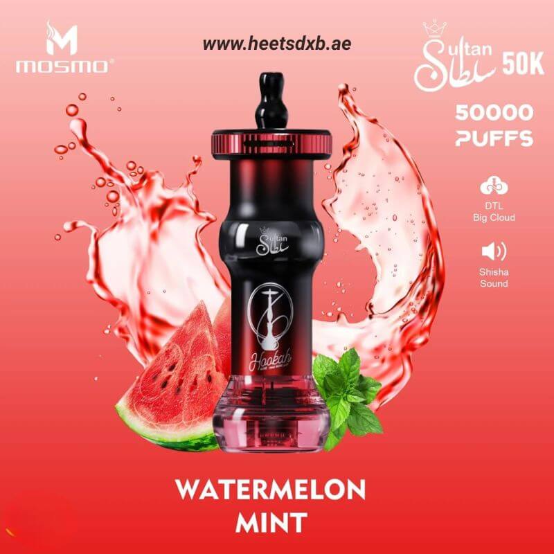 Mosmo Sultan 50000 Puffs DTL 0.3 Nicotine Hookah Price in Dubai