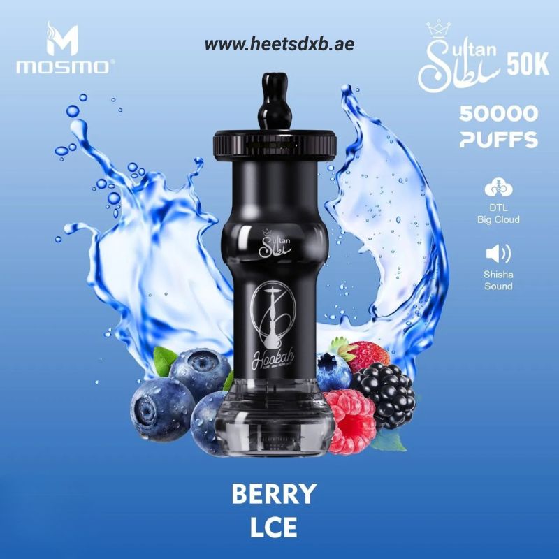 Mosmo Sultan 50000 Puffs DTL 0.3 Nicotine Hookah Price in Dubai