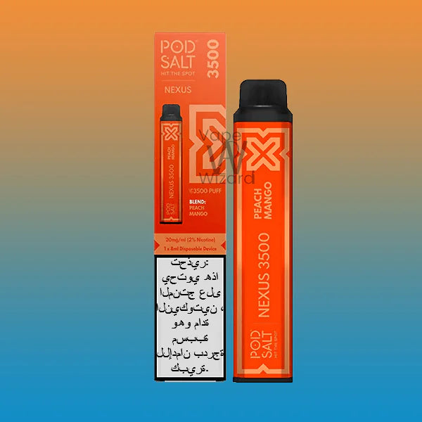 POD SALT NEXUS 3500 PUFFS PEACH MANGO