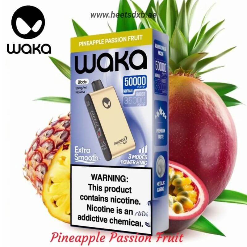 Waka Blade 50000 Puffs Disposable Vape Pineapple Passion Fruit