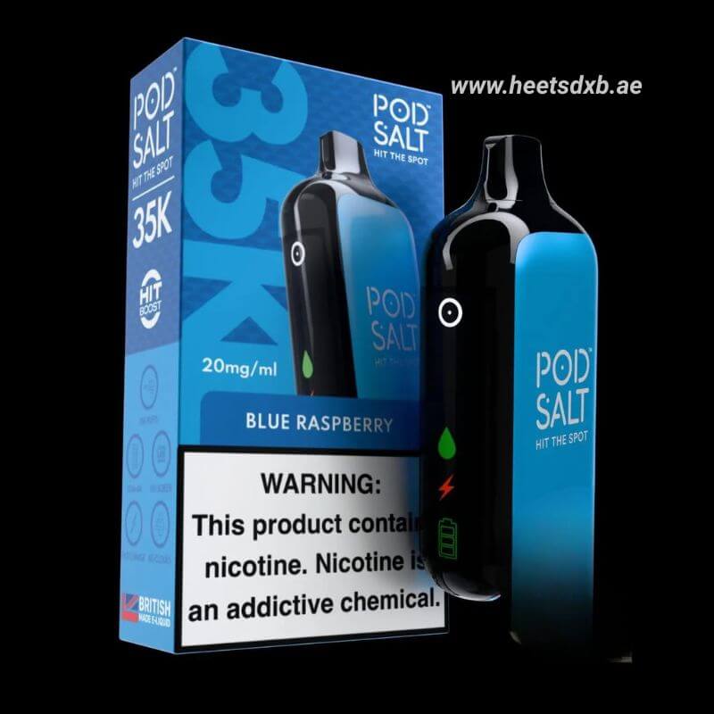 Pod Salt 35K 20MG Nicotine Disposable Vape Blue Raspberry