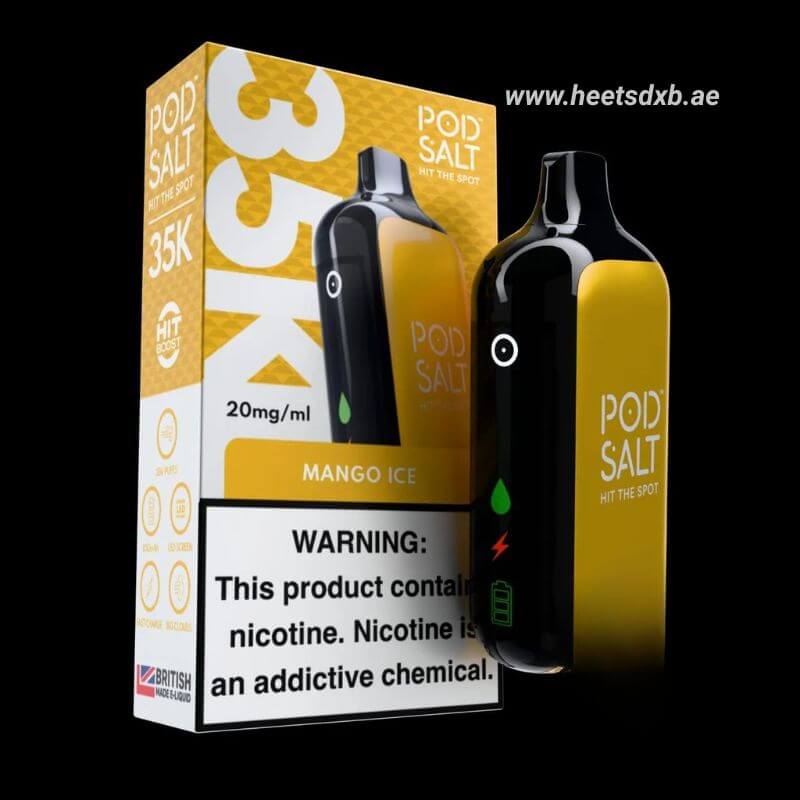 Pod Salt 35K 20MG Nicotine Disposable Vape Mango Ice