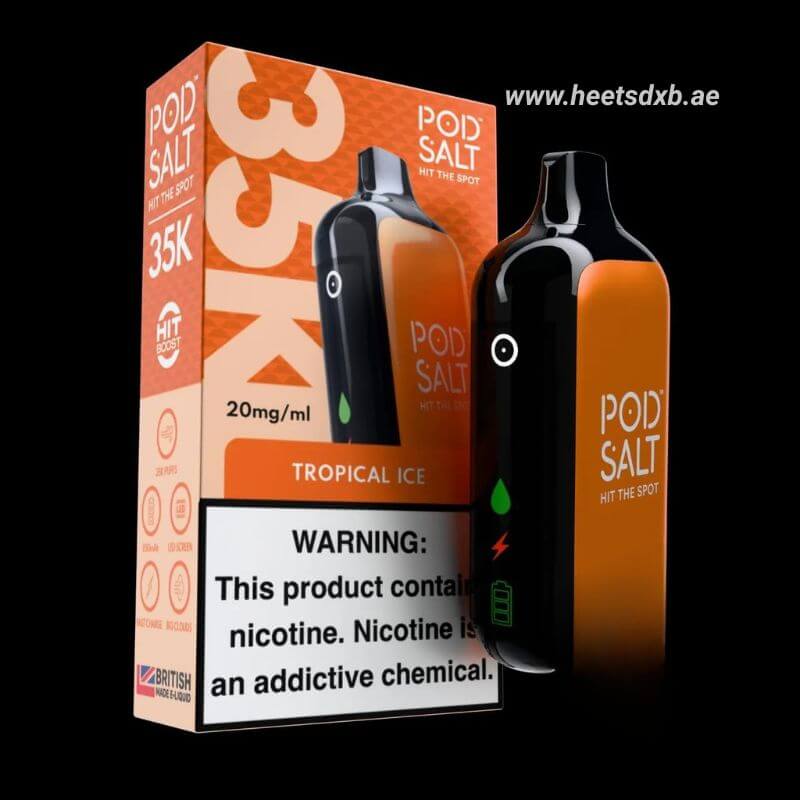 Pod Salt 35K 20MG Nicotine Disposable Vape Tropical Ice