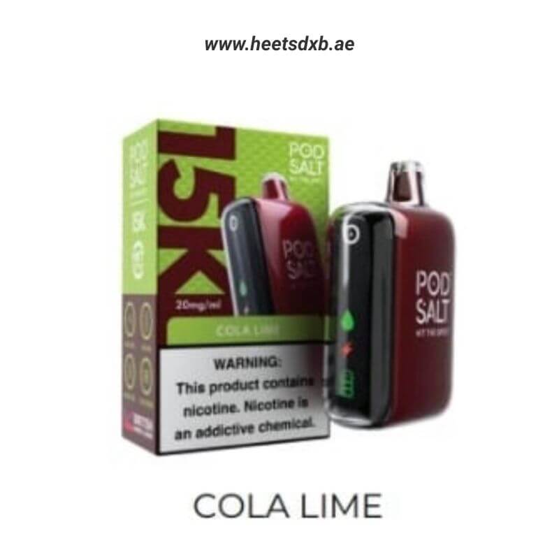 Podsalt 15000 Puffs 2% (20mg) Nicotine Disposable Cola Lime