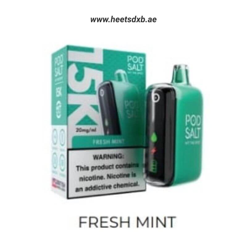 Podsalt 15000 Puffs 2% (20mg) Nicotine Disposable Fresh Mint