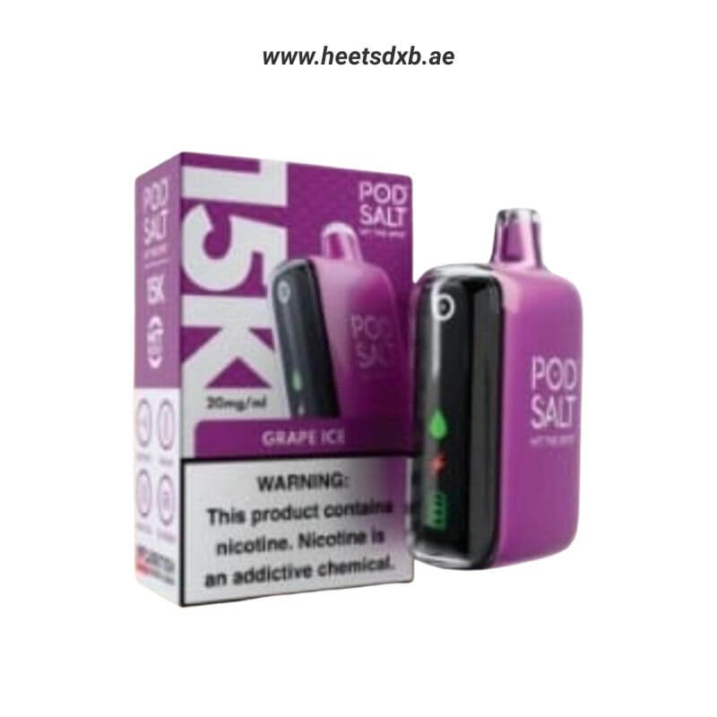 Podsalt 15000 Puffs 2% (20mg) Nicotine Disposable Grape Ice