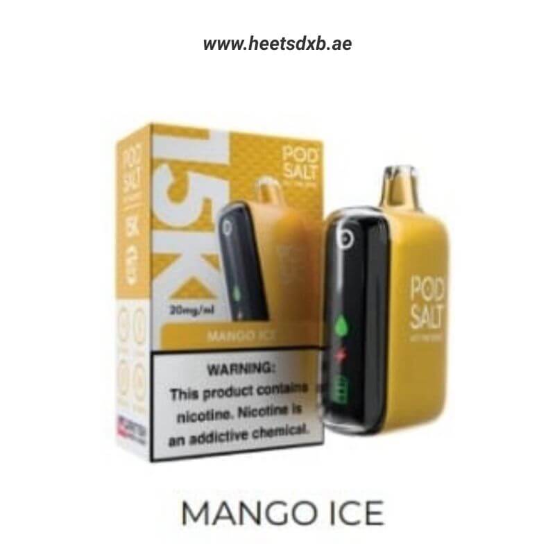 Podsalt 15000 Puffs 2% (20mg) Nicotine Disposable Mango Ice