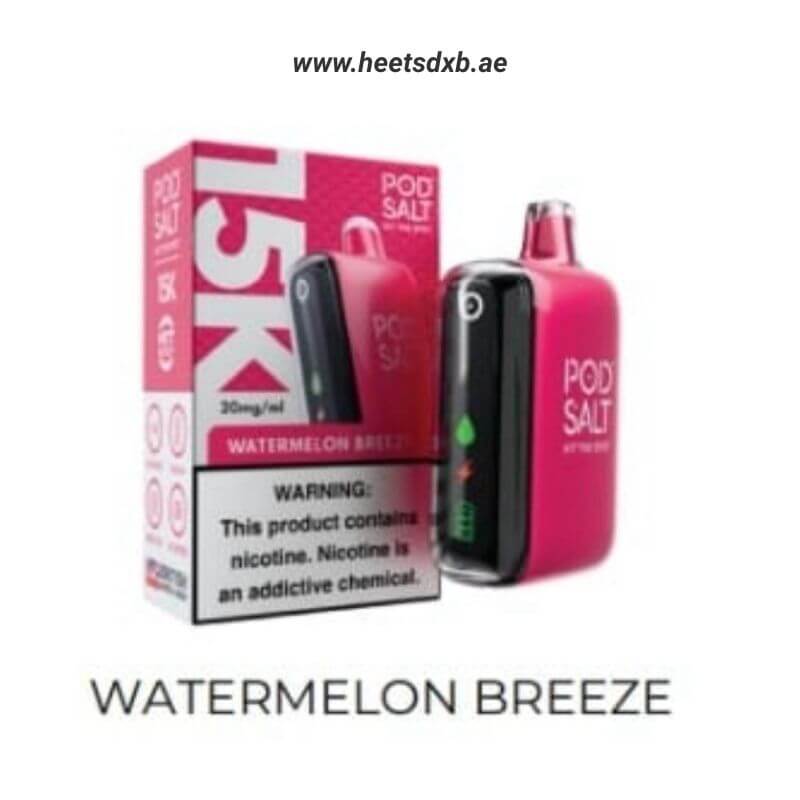 Podsalt 15000 Puffs 2% (20mg) Nicotine Disposable Watermelon Breeze