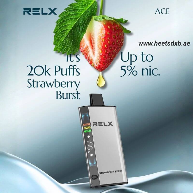 RELX Ace 20000 Puffs Disposable Vape Strawberry Burst