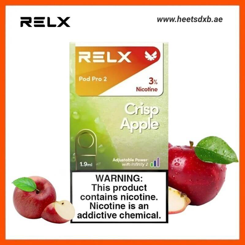 RELX Pod Pro 2 Pods 1.9ml Crisp Apple- 3%