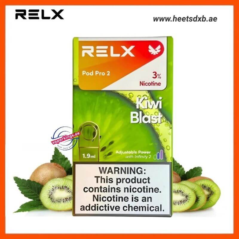 RELX Pod Pro 2 Pods 1.9ml Kiwi Blast- 3%