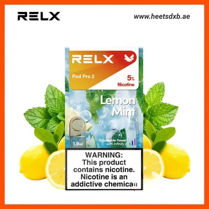 RELX Pod Pro 2 Pods 1.9ml Lemon Mint- 5%